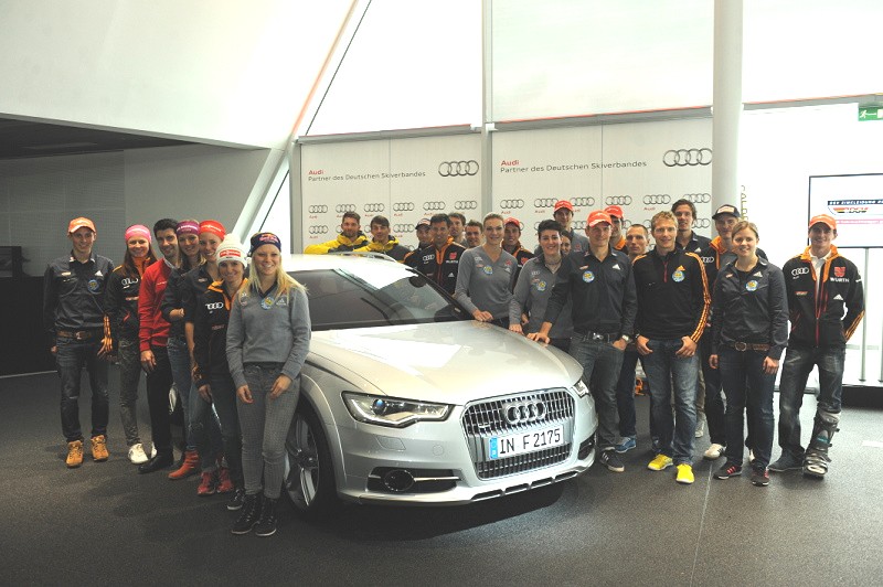 2013.10.30 Einkleidung DSV bei AUDI in Eching