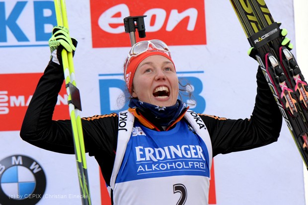 2015.01.23 Sprit Damen Biathlon Antholz