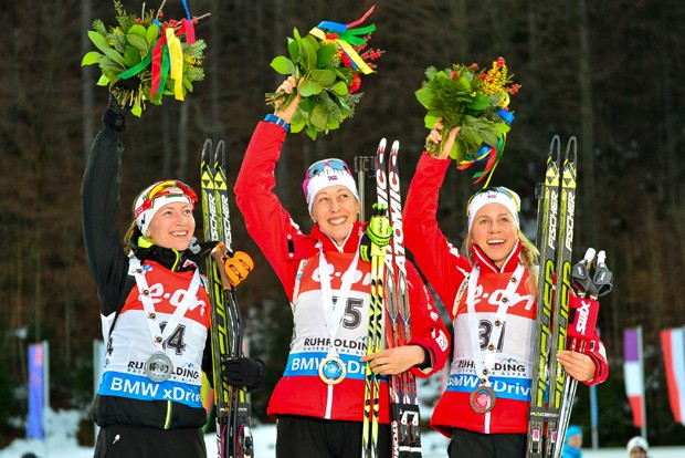 Ruhpolding_2015_Sprint_Damen_Podest