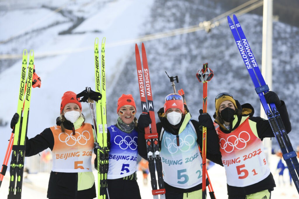 Preuß_Herrmann_Hinz_Voigt_Peking_OlympischeSpiele2022_Staffel_Damen_2022